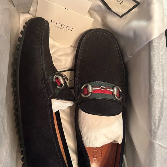 Gucci Suede Loafers - Picture 5 of 5
